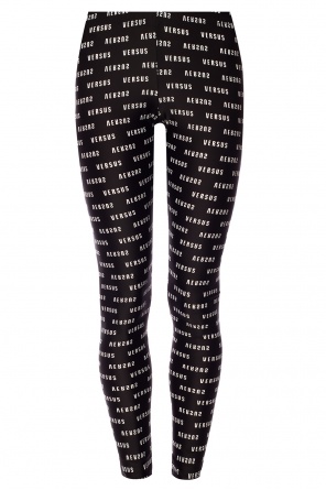 Legginsy z nadrukowanym logo, zdjęcie 1 Legginsy z nadrukowanym logo od Versace Versus